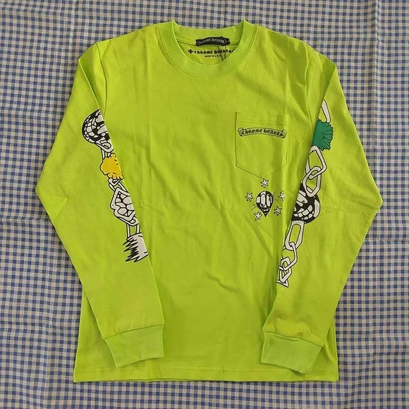 Tシャツ・カットソー Chrome Hearts Matty Boy Link T-shirt Lime Green Chrome Hearts | Shirts | Chrome Hearts Matty Boy Link Tshirt